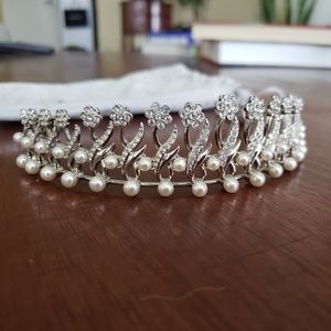Swarovski Crystal pearl Tiara
